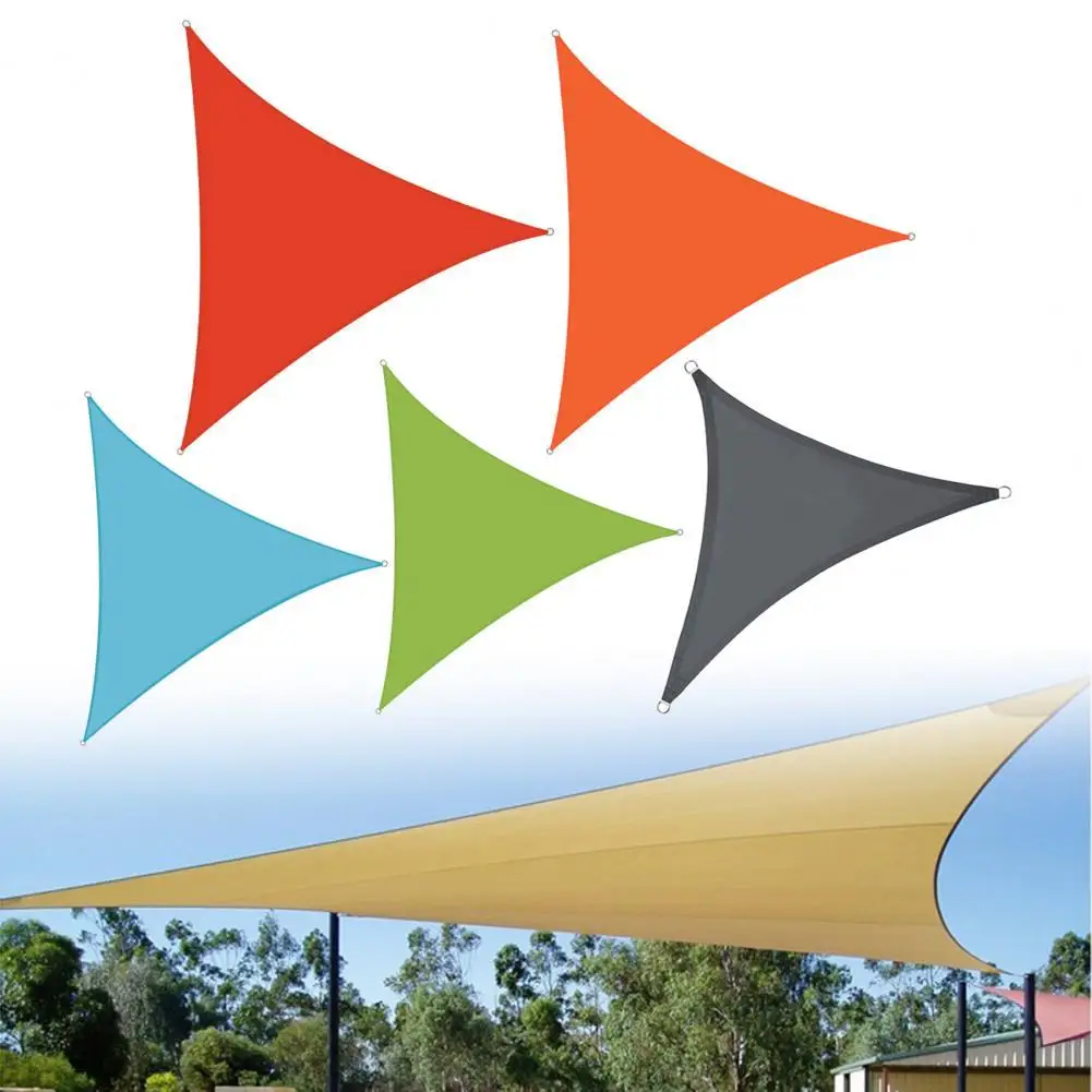 

Durable Dust-proof Practical Outdoor Triangular Sun Shade UV Block Canopy Outdoor Supplies UV Block Canopy Waterproof for Summer
