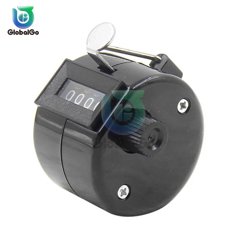 4 цифры номер счетчики Пластик оболочка ручной работы палец Дисплей подсчет