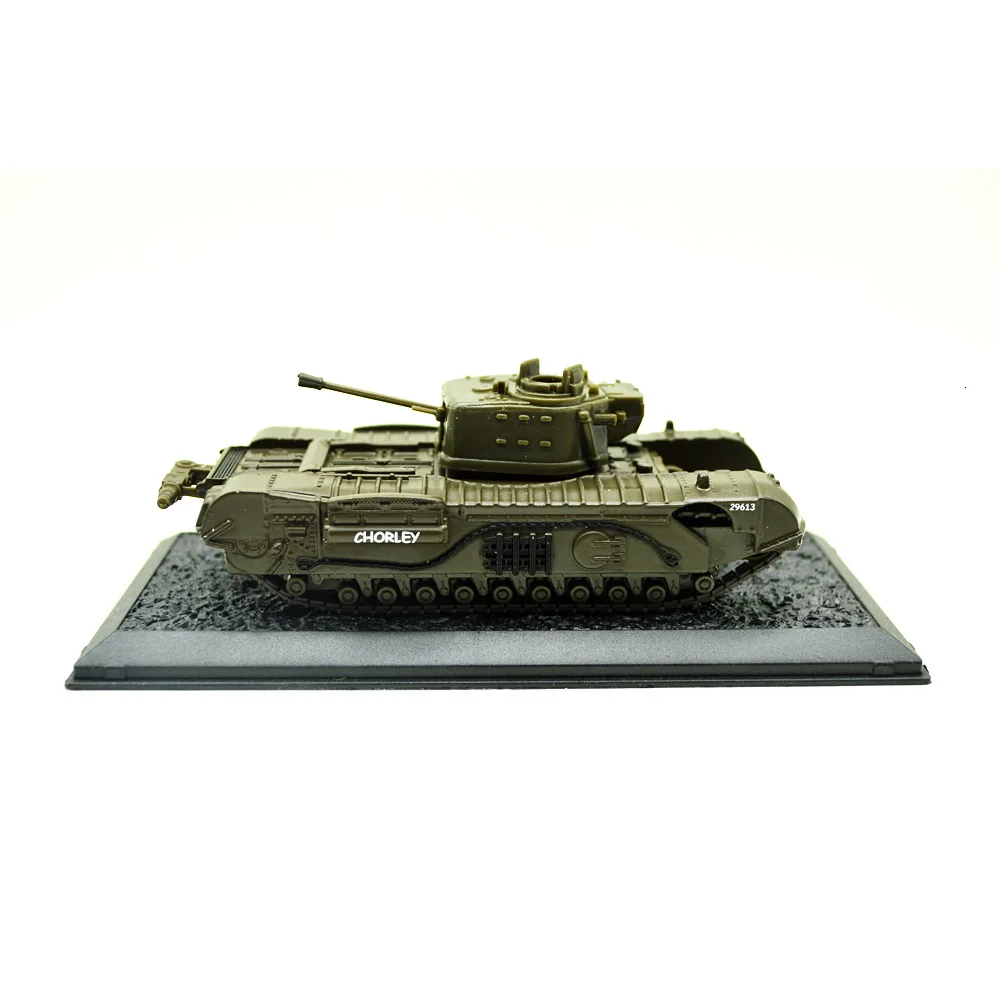 1/72 британской армии Второй мировой войны Черчилль VII пехотный Танк Готовая модель для коллекции выставки Diorama