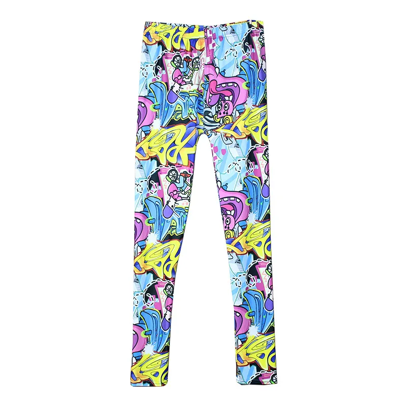 

Fashion Women Leggings Women High Waist Fitness Sporting Leggins Printed Elastic All-match Slim Casual Long Boot Pants Leggings