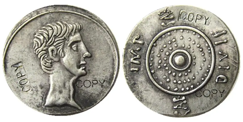 RM (03) римские древние посеребренные копии монет | Дом и сад