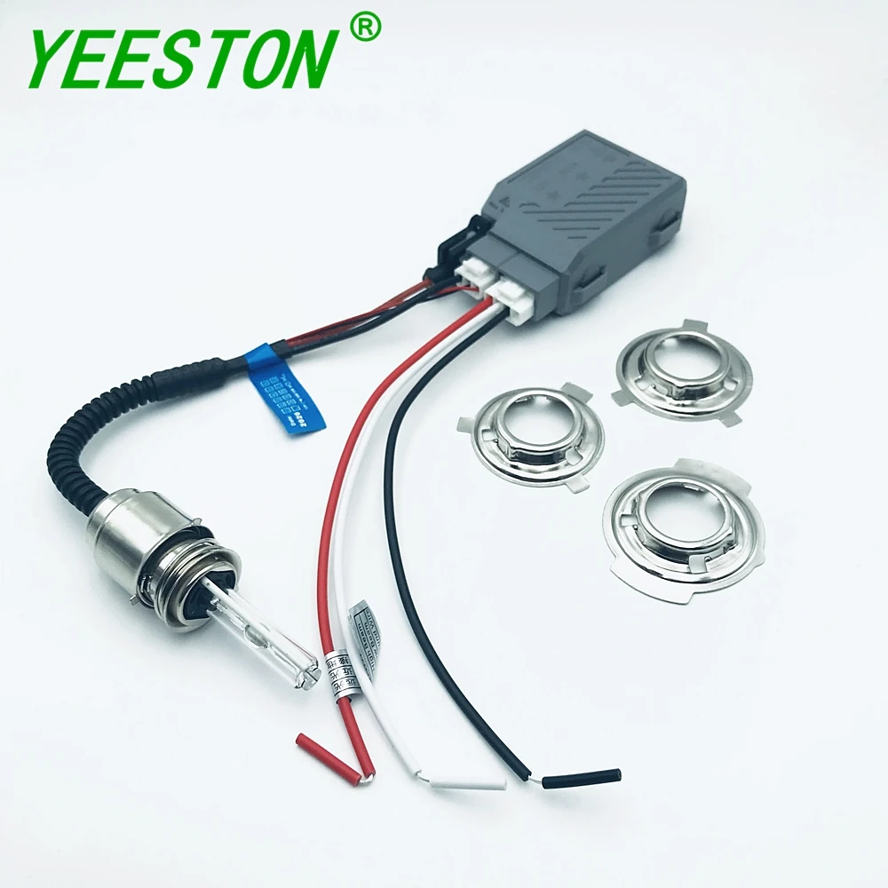 Ксеноновые лампы для мотоцикла 35 Вт HID H4 BA20D H6 Hi/Lo 6000K|Лампы автомобильных фар