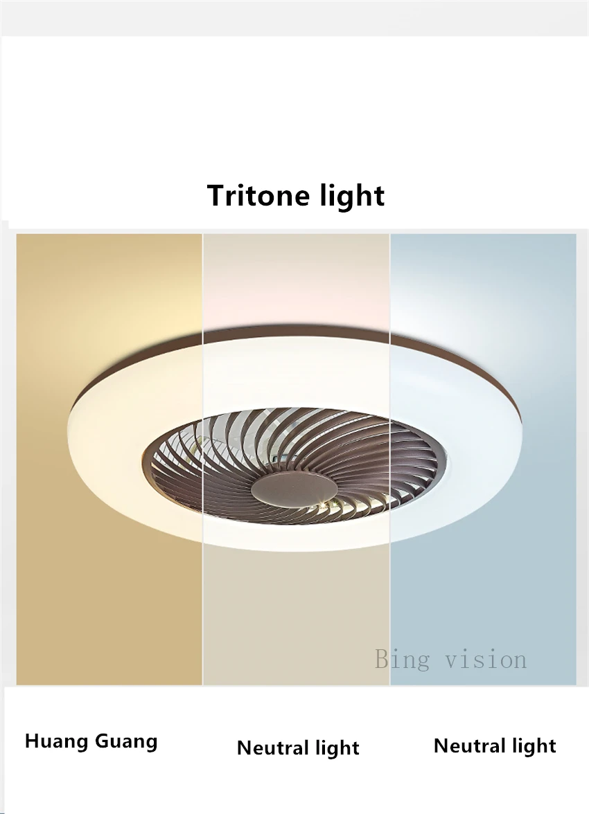 

55cm Modern Bedroom fan light LED Ceiling Fans With Lights For Living Room 220V Cooling Ventilador Ceiling Fan Lamp With Remote