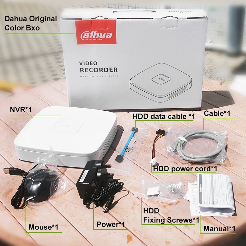 

Dahua Original NVR4104-4KS2 NVR4108-4KS2 NVR4116-4KS2 4/8/16CH 4K&H.265 Network Video Recorder 8MP 1SATA Multi-language ONVIF