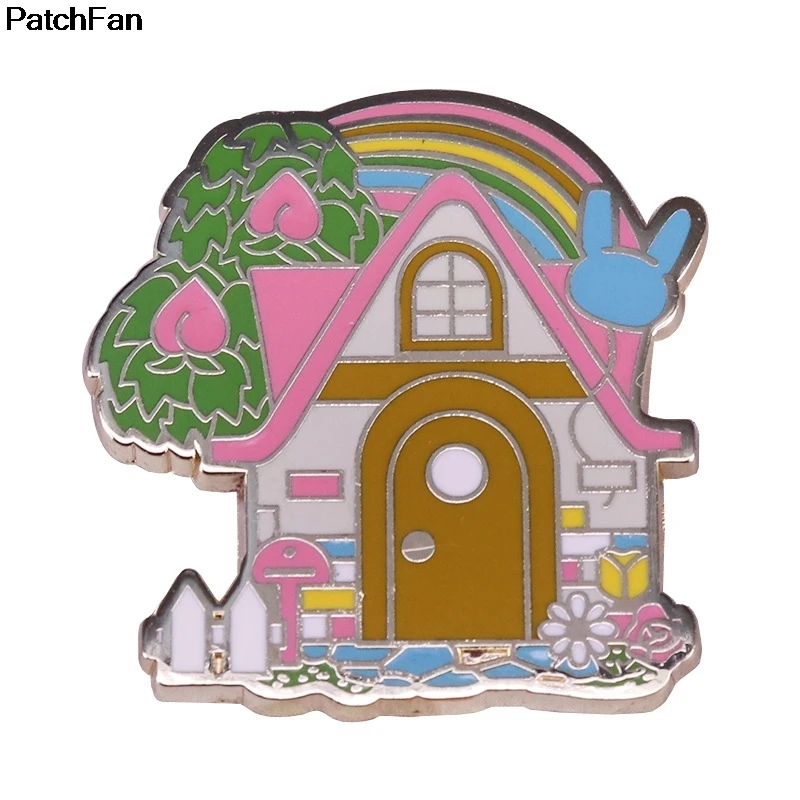 

20pcs/lot A3701 Patchfan Enamel Pins Cartoon Plants Brooches Lapel Pin Shirt Bag Funny Badge Jewelry Fans Best Friends Gifts
