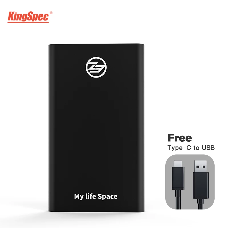 Ssd накопитель Kingspec 128 ГБ 256 512 1 ТБ Тип C внешний Портативный станция для жесткого