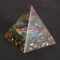 natural labradorite gem stone orgone pyramids yoga om amulet lapis lazuli orgonite energy balance healing home decora pyramid