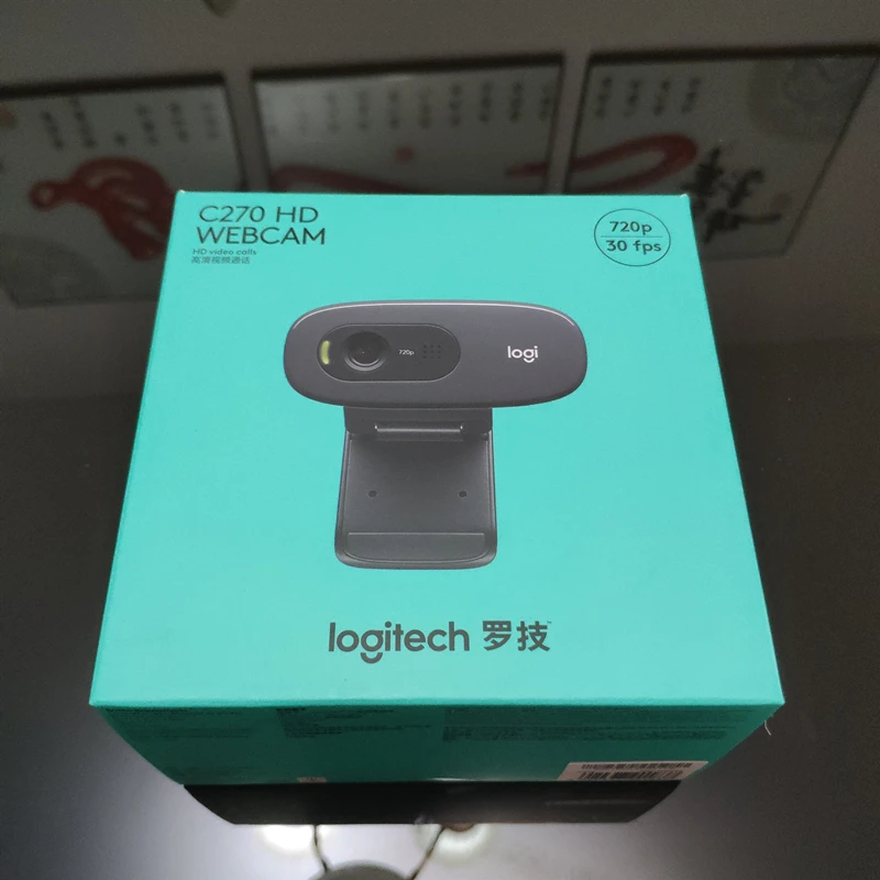 Ноутбук Logitech C270 C270i оригинальный настольный компьютер веб камера с бесплатным