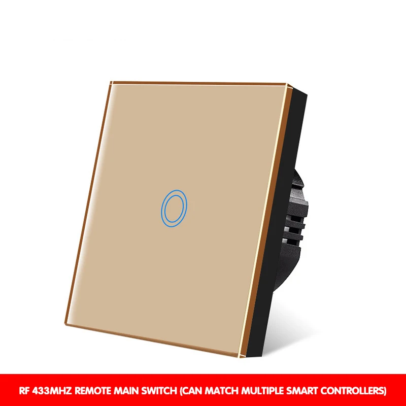 Сенсорный выключатель европейский стандарт трехцветная панель из хрустального