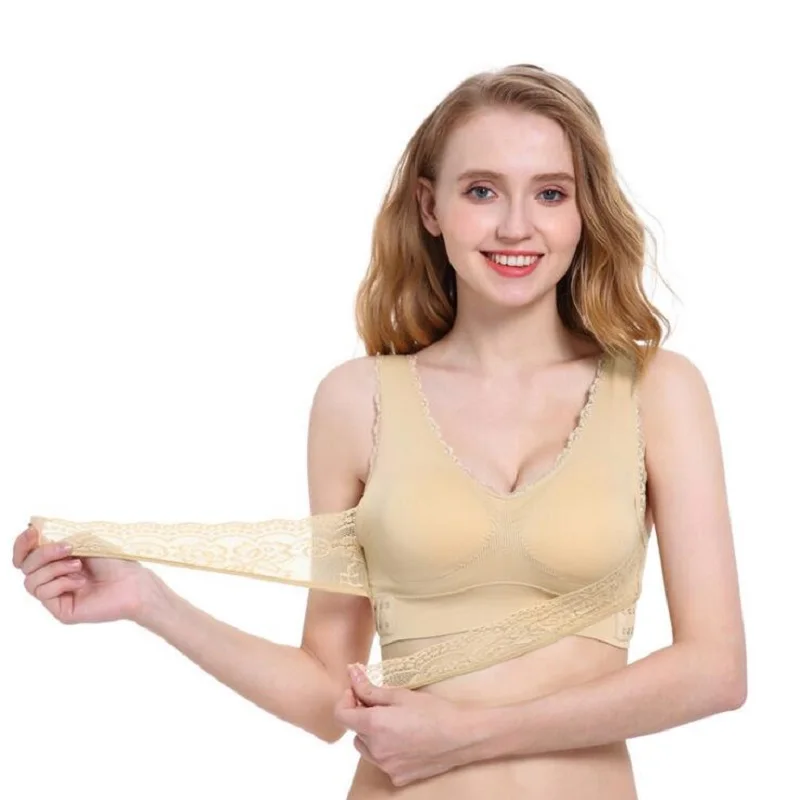 Бюстгальтер пуш-ап Женский без косточек с регулируемой застежкой спереди |
