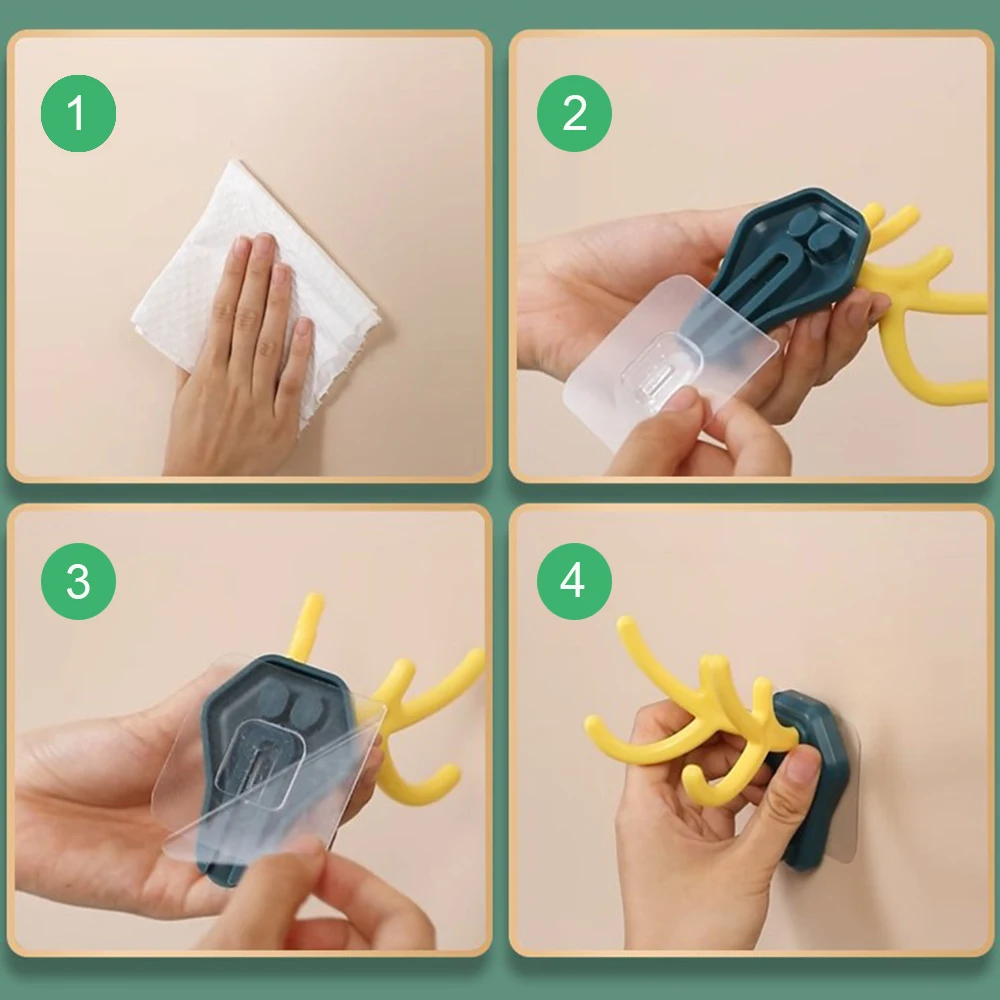 2 шт. креативный держатель для ключей с рогами | Дом и сад