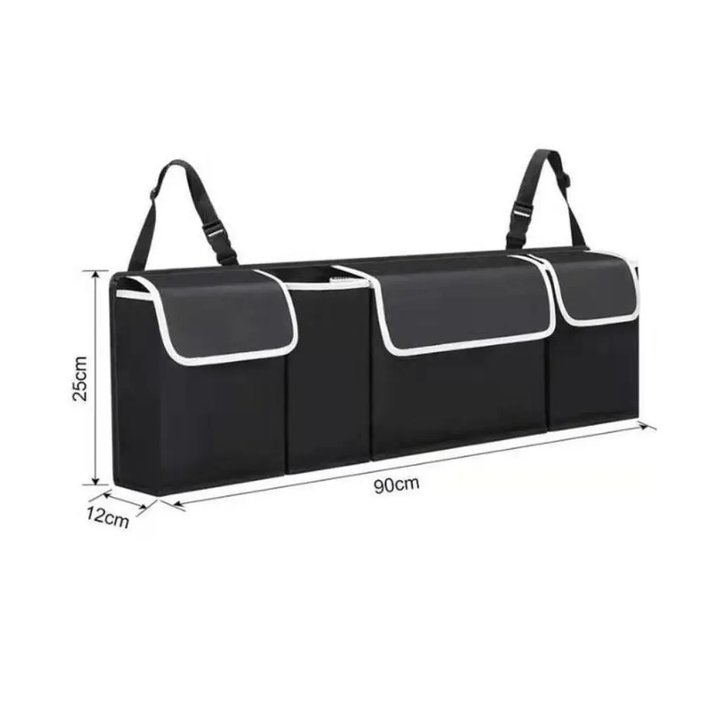 Car Trunk Organizer Box Large Capacity Auto Multiuse Tools Storage Bag Stowing Tidying Leather Folding For Emergency | Автомобили и