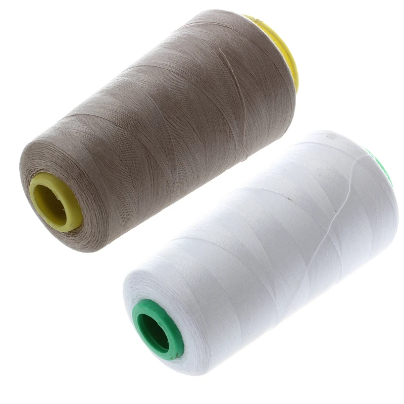 2 предмета прочный 3000 ярдов оверлок швейная машина индустриальные полиэфирной