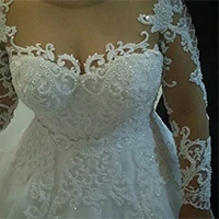 Wuzhiyi Vestido de Noiva Casamento ТРАПЕЦИЕВИДНОЕ свадебное платье высокого качества trouwjurk Бисероплетение Китай Свадебные платья Matrimonio свадьба