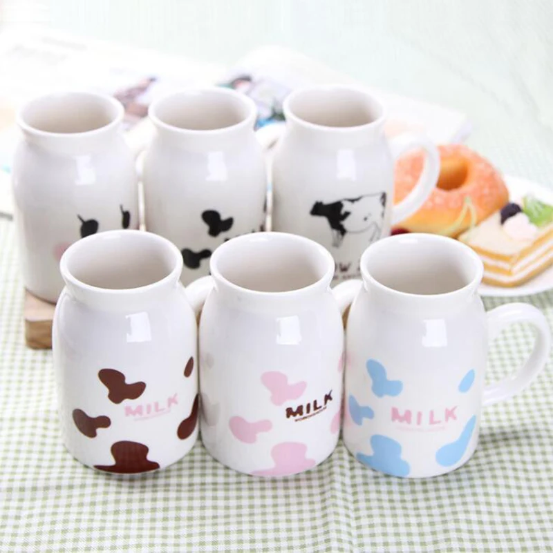 Фарфоровая чашка кружки для молока и кофе послеобеденного чая керамическая
