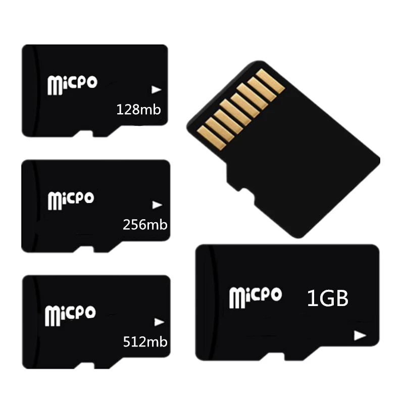 

Hot! Micro SD Card 64MB 128MB 256MB 512MB 1GB TF Card Memory Card For Cellphones