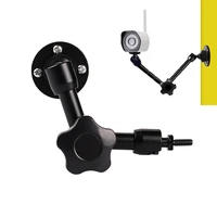 117 inch friction articulating magic arm with wall mount 14 screw for webcam led light dslr camera photo studio accessory