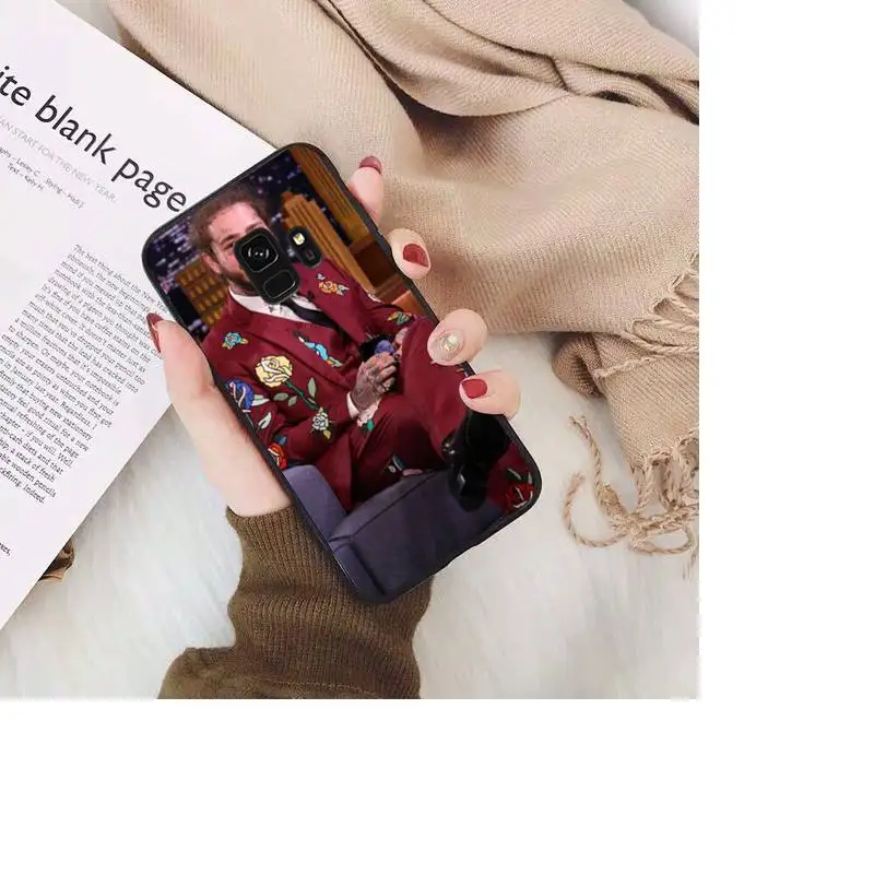 FHNBLJ Post Malone чехол для телефона Samsung Galaxy S20 S10 Plus S10E S5 S6 S7edge S8 S9 S9Plus S10lite 2020 | Мобильные