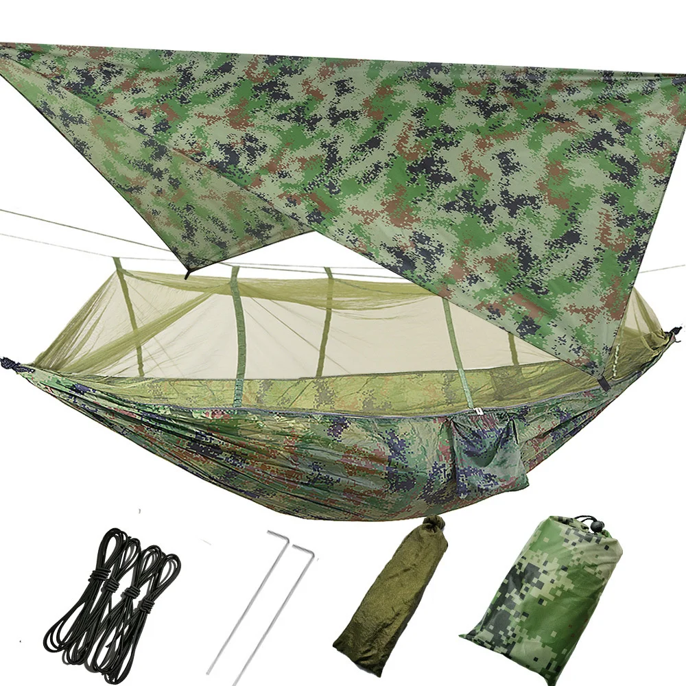 

Водонепроницаемый Противомоскитный зонт, потолочный гамак с москитной сеткой, комплект для кемпинга, Воздушный Гамак-качели, 310*310, потолок