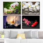 Настенный плакат для гостиной, украшение для дома, абстрактное современное минималистичное искусство, буддийский пейзаж, холщовая живопись