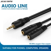 oxygen free copper 99 99 aux cable 3 5mm audio cable male to female extension cable suitable for mobile phones and computers