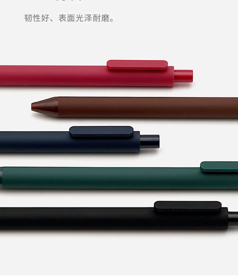 Xiao mi KACO Sign Pen, mi пластиковая гелевая чернильная ручка, цветная/черная чернильная ручка, 0,5 мм, долговечная ручка mi Signing, канцелярские принадлежности