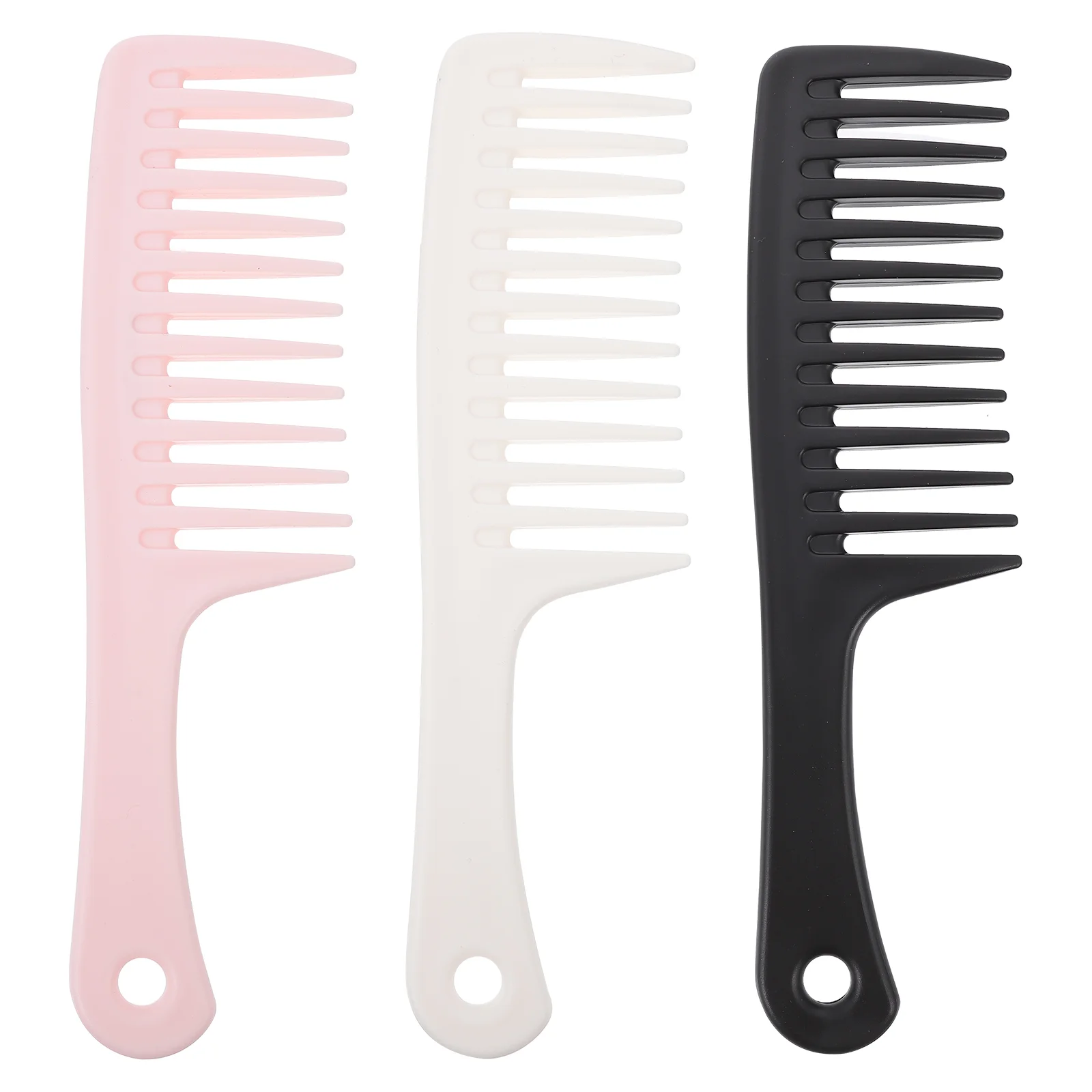 

3pcs Hairdressing Comb Wide Tooth Comb Smooth Hair Comb Hair Stylish Comb