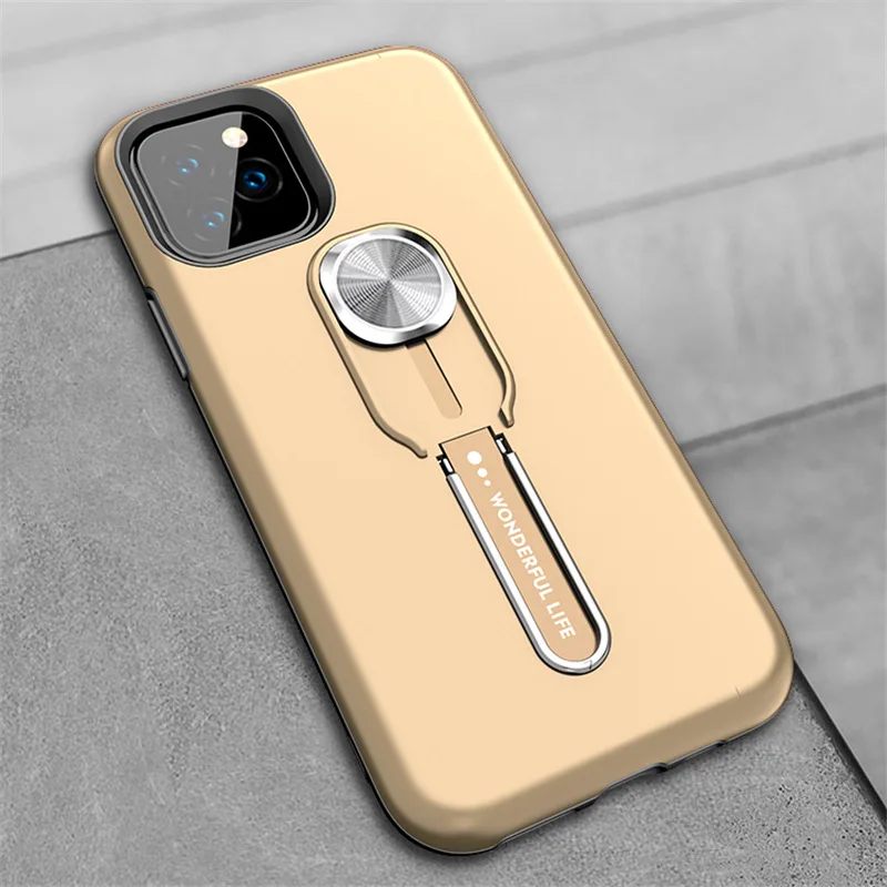 Гибридный чехол-подставка для iPhone 11 Pro Max защитный с откидной крышкой XS XR X 6 7 8 Plus |