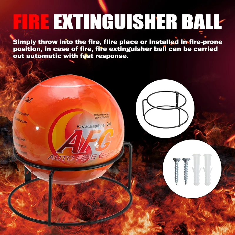 

1.3KG AFG Fire Extinguisher Ball Anti-Fire Ball With Wall Mounting Bracket For Home Automatic Fire Extinguishing Device