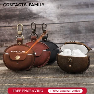 genuine leather cover for huawei freebuds 4i earphone case headset protector shell accessories freebuds 4i case with gift box free global shipping