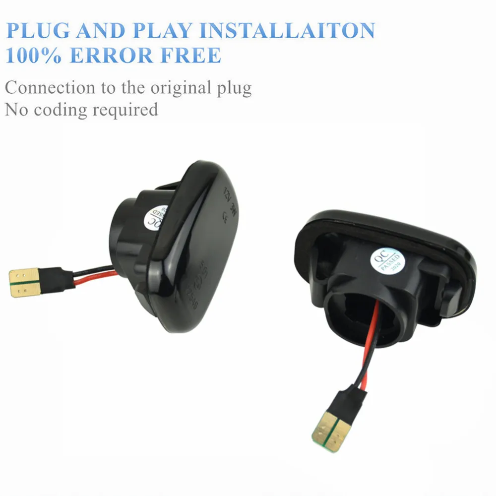 Светодиодные динамические Боковые указатели поворота для Toyota Corolla Celica caldine Camry Hilux