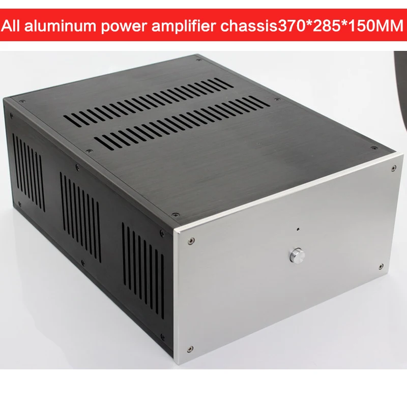 

370*285*150MM All-aluminum Power Amplifier Chassis DIY WA109 Pure Rear Stage Class A Case Amplifier Shell Power Supply Box