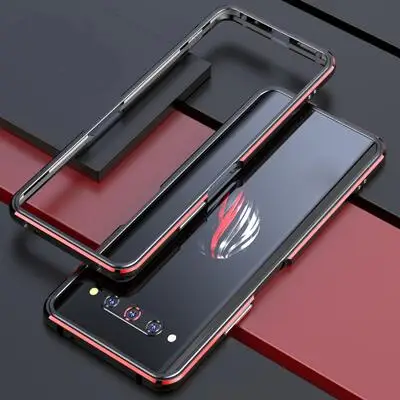 Black Red Черный, красный, анти-осенняя металлическая рамка, ПК, жесткая задняя крышка для zte Nubia Z20 NX627J, чехол из алюминиевого сплава, чехол для Nubia Z20, металлический бампер - Цвет: Black Red