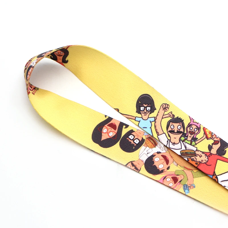 CA112 Bob's Burgers шейный ремешок для ключей, ID карт, телефонных ремешков, USB держатель для бейджа, сделай сам, ремешок для шеи, висячий канат, Lanyards