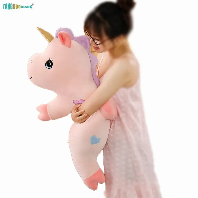 Плюшевые игрушки в виде единорога мягкие плюшевые животные игрушка лошадь диван