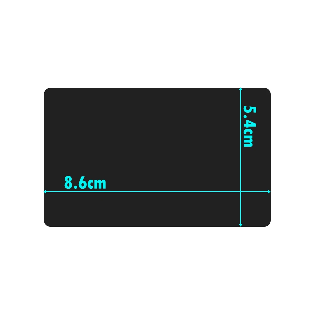 

50Pcs Blanks Laser Mark Engraved Metal Smooth Business Visiting Name Cards Aluminium Alloy Ultra-Thin Personal Business Cards