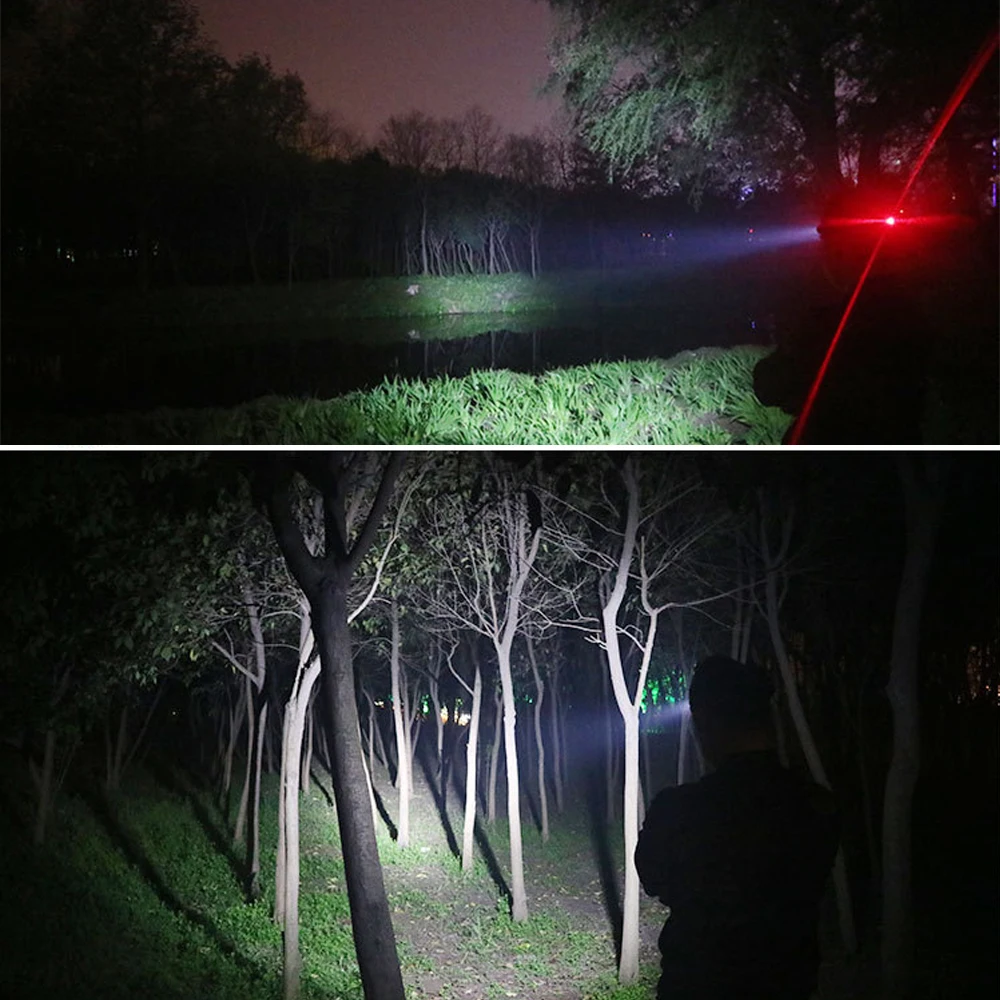 

Super bright LED Headlamp 1 x T6+40 x 2835LED Headlight 4 lighting modes With intelligent light sensing For camping, fishing