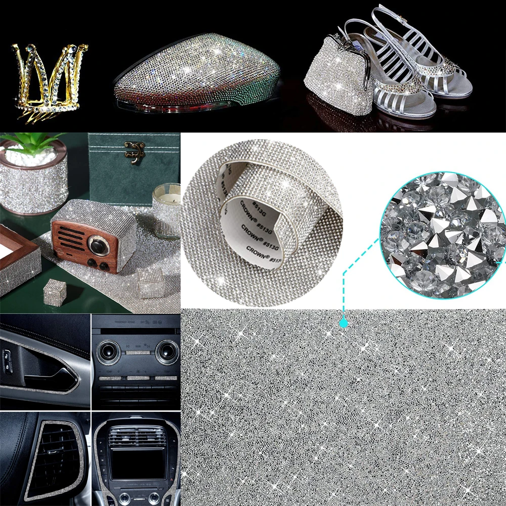 

20000 шт. алмазных наклеек для украшения своими руками, самоклеящиеся наклейки для автомобиля, телефона, мебели, 7,9*9,4 дюймов