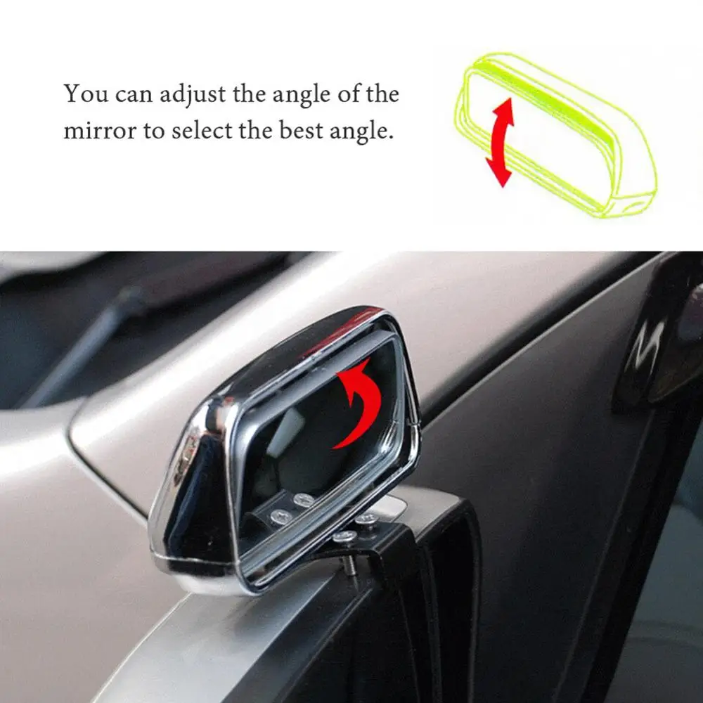 Blind Spot Mirrors for Cars Adjustable Car Auxiliary Universal Wide Angle Side Mirror Drop Shipping | Автомобили и мотоциклы