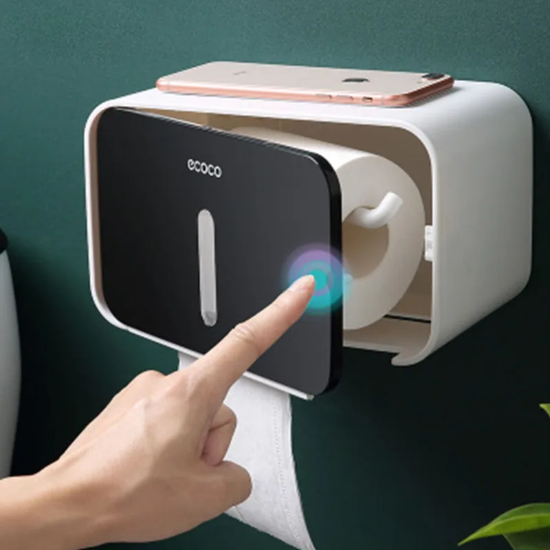 

Держатель для туалетной бумаги, настенный органайзер для полотенец, аксессуары для ванной комнаты, поднос, рулонная трубка без перфорации, ...