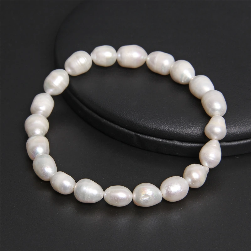 Браслет из натурального барочного жемчуга 8-10 мм | Украшения и аксессуары