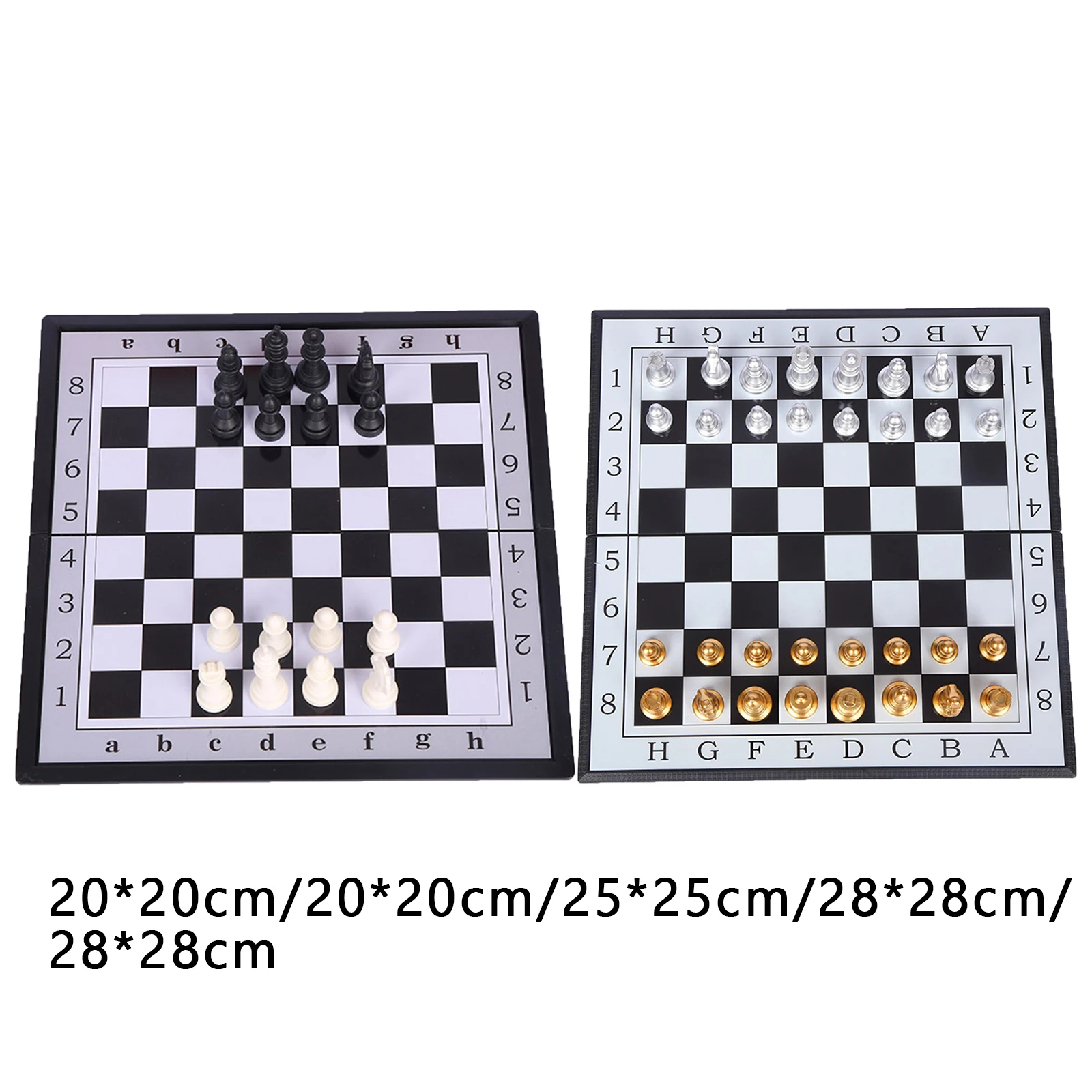 

European Magnetic Chess Set Travel Portable Chess for Camping Family Board Game