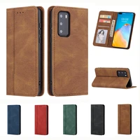 luxury shockproof case for huawei p30 p40 lite capa card holder t folded stand etui flip wallet pu leather full protection cover
