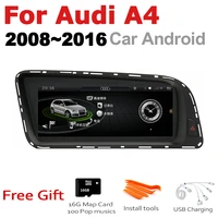 car audio android system gps navigation for audi a4 8k 20082016 mmi multimedia player bluetooth 1080p