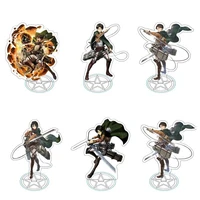 anime attack on titan levi action figure acrylic stand model toy desk decoration signs cute standing sign fans gift
