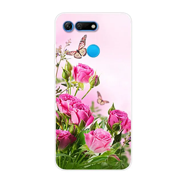 6,4 ''для huawei Honor вид 20 силиконовый чехол из мягкого термополиуретана с картинкой TPU чехол Coque для huawei Honor V20 чехол V 20 модные - Цвет: 41