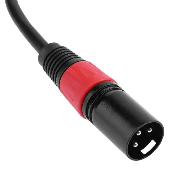 0 2 м XLR 3-контактный штекер к 3 5 мм TRS 1/8 дюймов женский стереокабель-удлинитель |