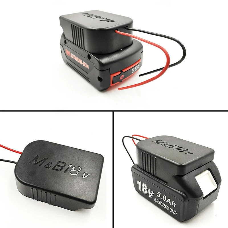 AMS-2PC Батарея конвертер адаптер Выход разъем для кабеля адаптера Makita 18V 18В