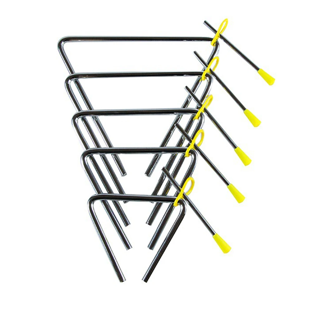 Детский треугольный стальной ударный музыкальный инструмент обучающая игрушка