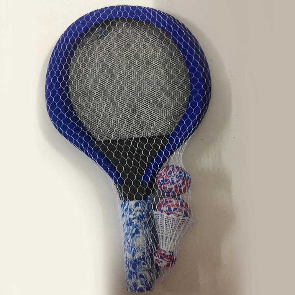 

1 Pair Children's Tennis Badminton Racket Kids Palying Badminton Round Rackets Game Props for Kindergarten Primary School Outdoo